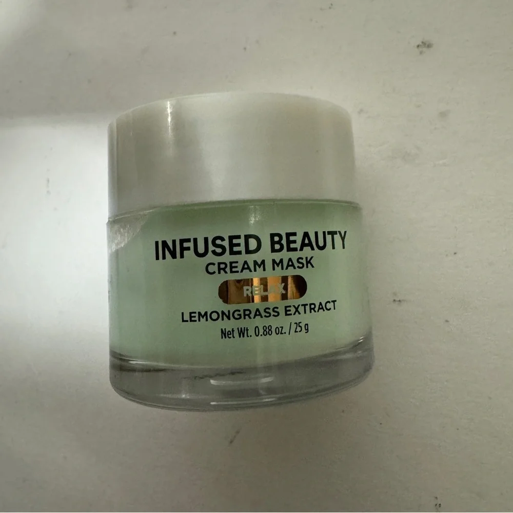 Ulta Infused Beauty Cream Mask Relax Lemongrass Extract .88 Oz
